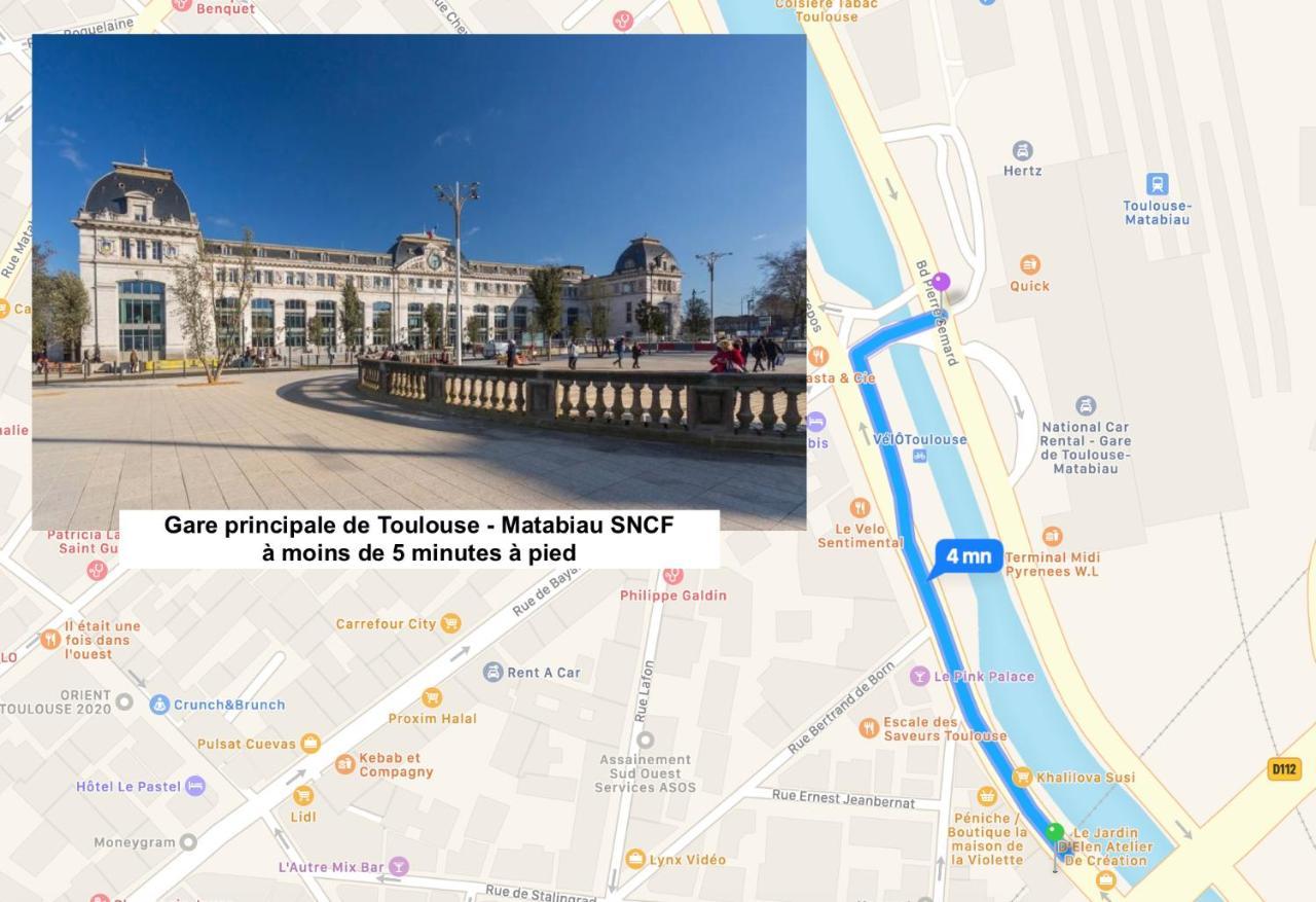 Le Bonrepos - Appartement 2 Chambres Clim & Parking Τουλούζη Εξωτερικό φωτογραφία
